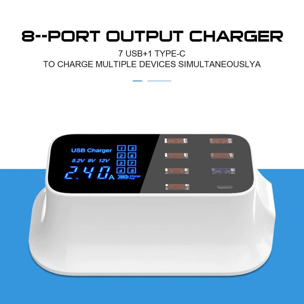 Multi-Port USB-C Charger Station