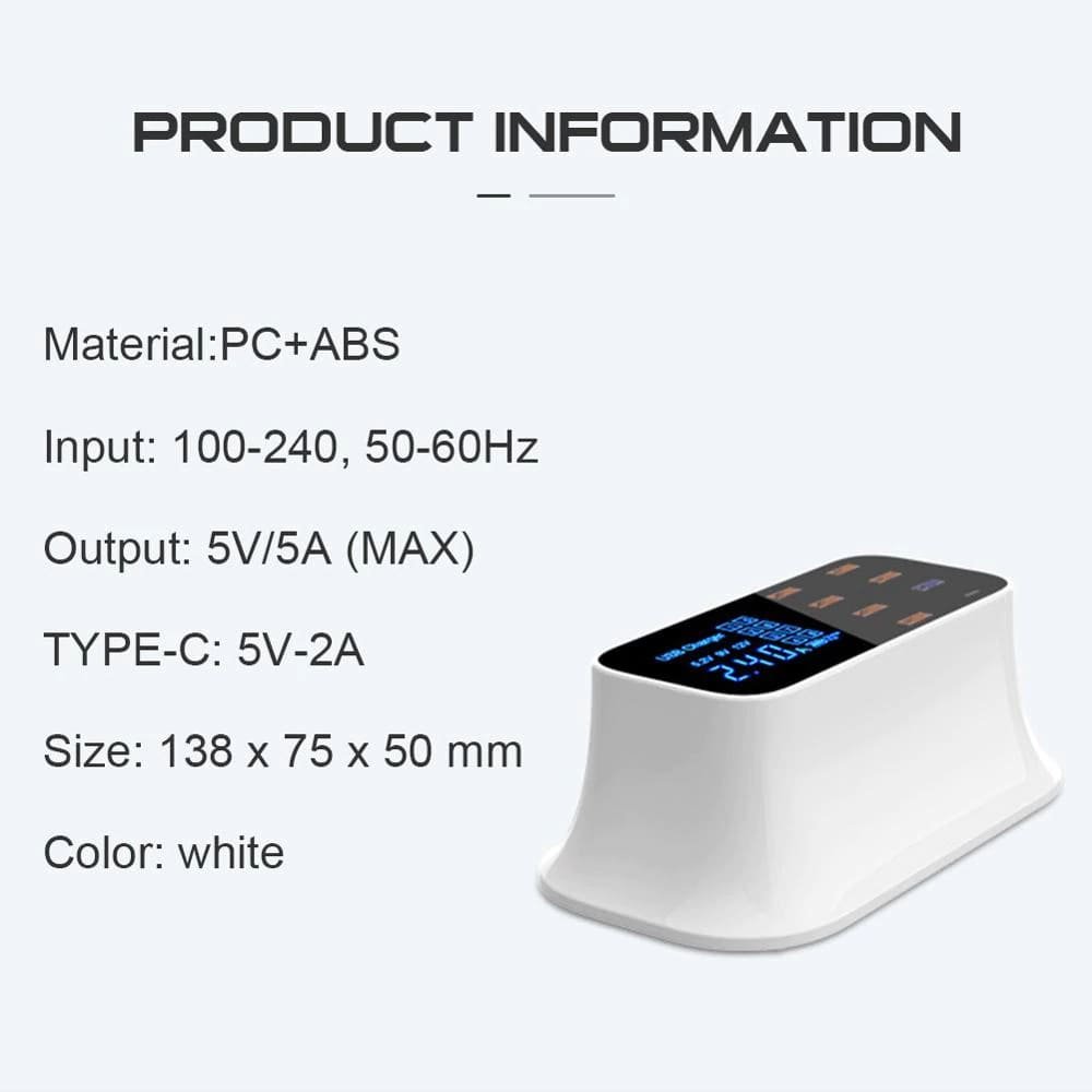 Multi-Port USB-C Charger Station
