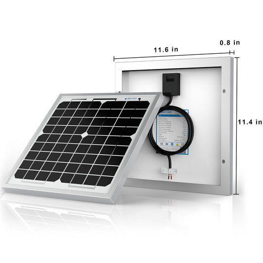 10w 12 Volt Monocrystalline Solar Panel