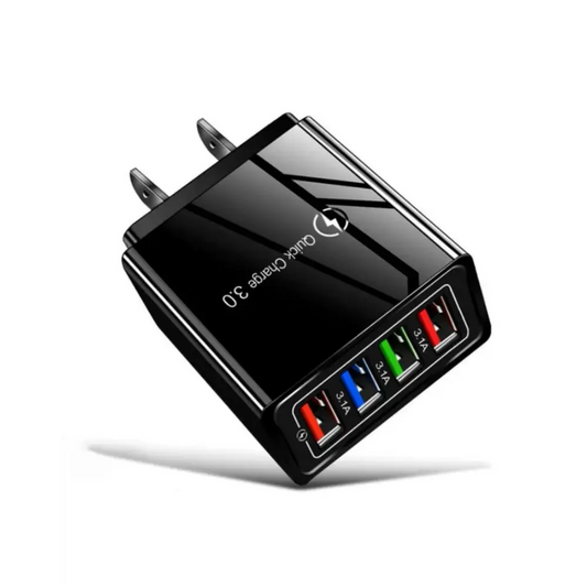 4 Port USB Wall Quick Charger