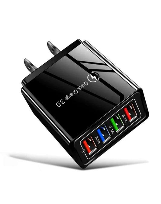 4 Port USB Wall Quick Charger