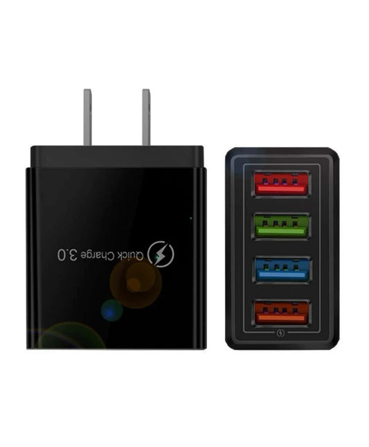 4 Port USB Wall Quick Charger